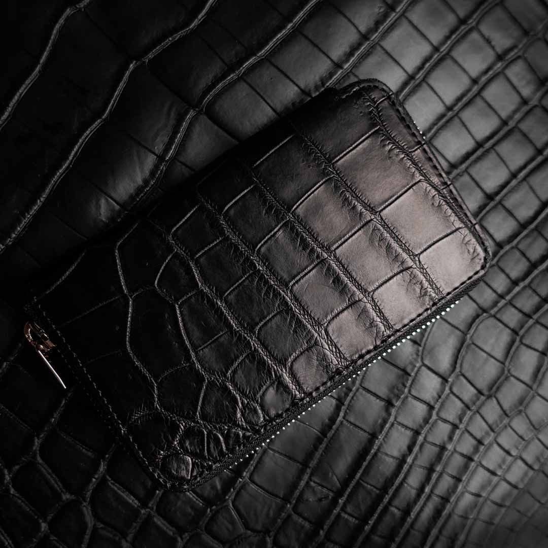 CRISTY SMART MID WLT .5 / CROCO クロコダイル財布