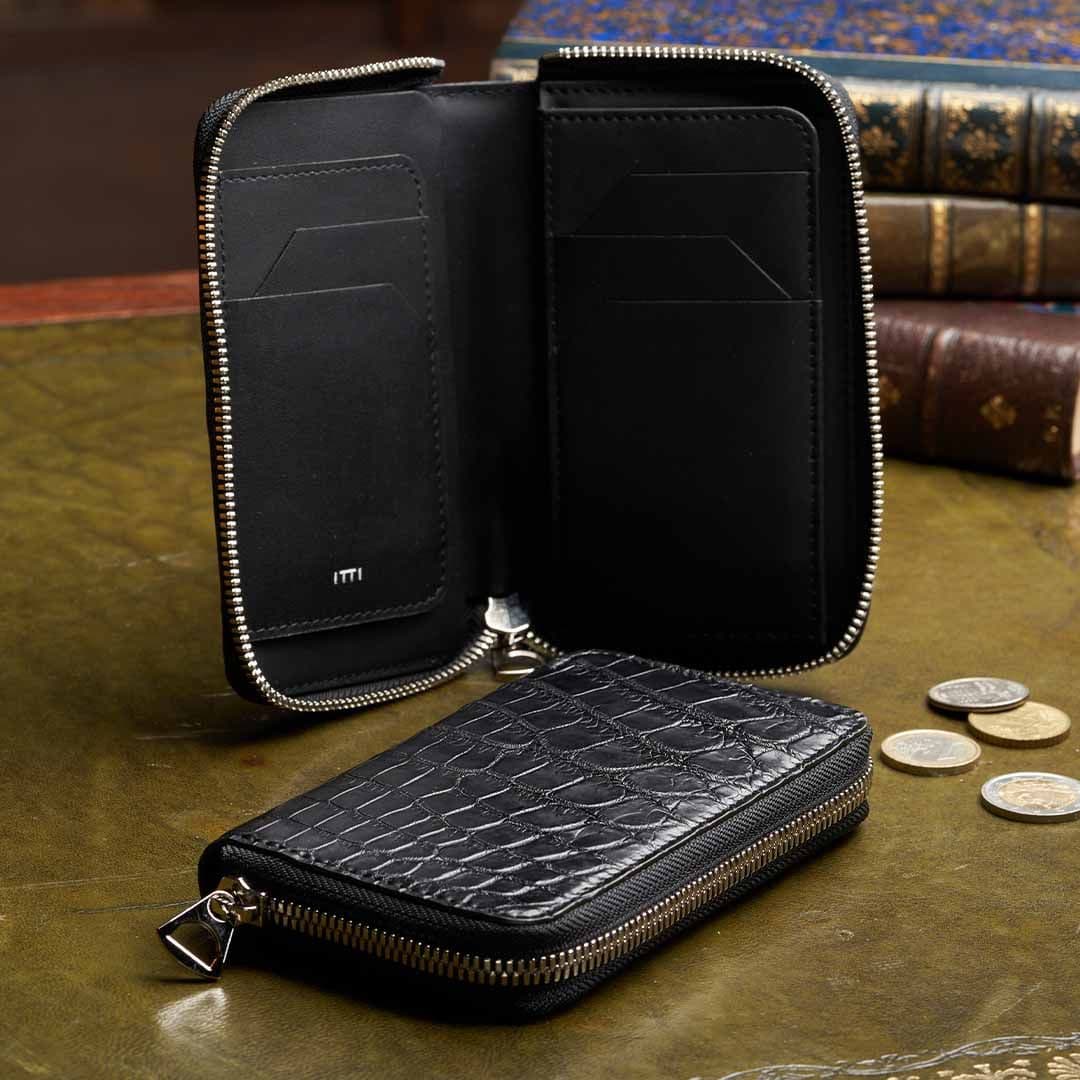 CRISTY SMART MID WLT .5 / CROCO クロコダイル財布