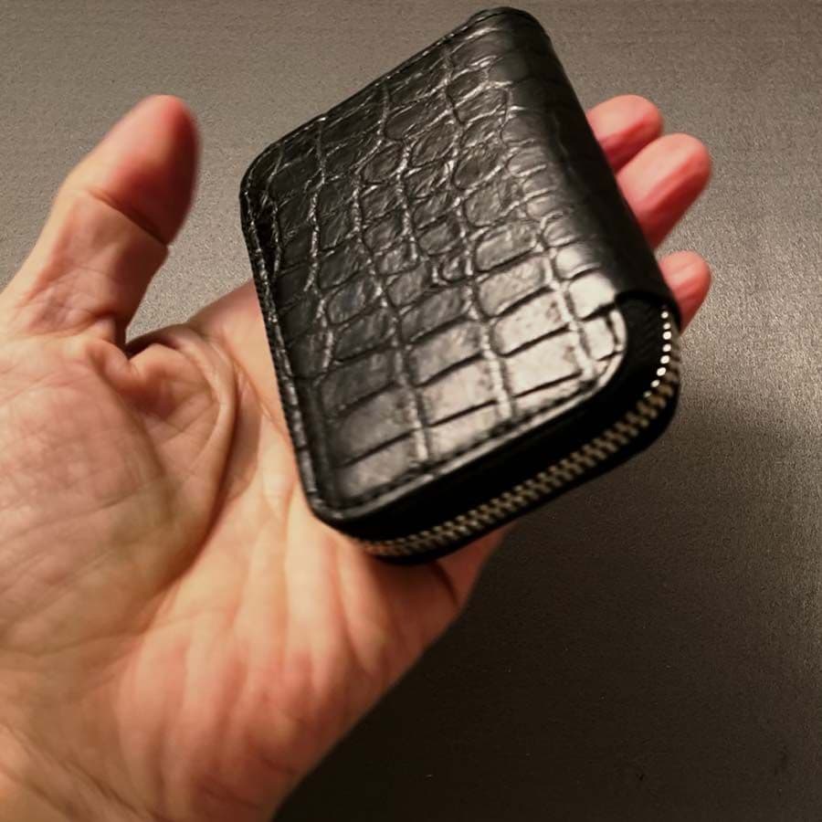CRISTY COIN CARD WLT / CROCO