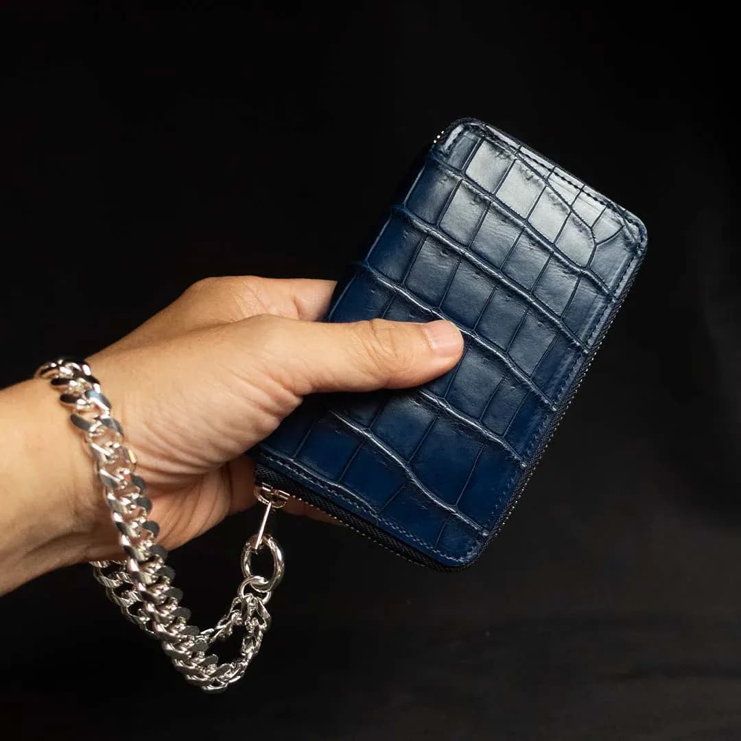 CRISTY SMART MID WLT .5 / AI CROCO クロコダイル財布