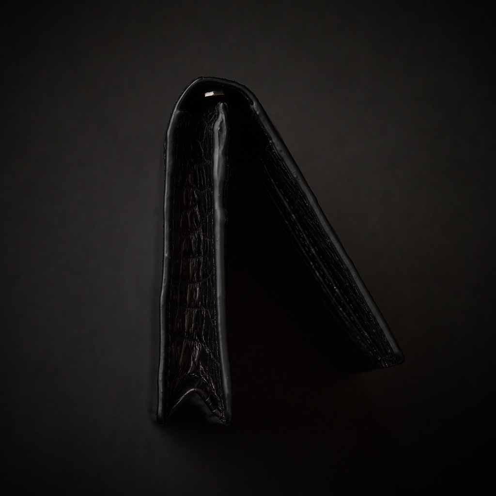 PREMIUM CROCO LONG WALLET "EPIGRAPHIA"　ブラック