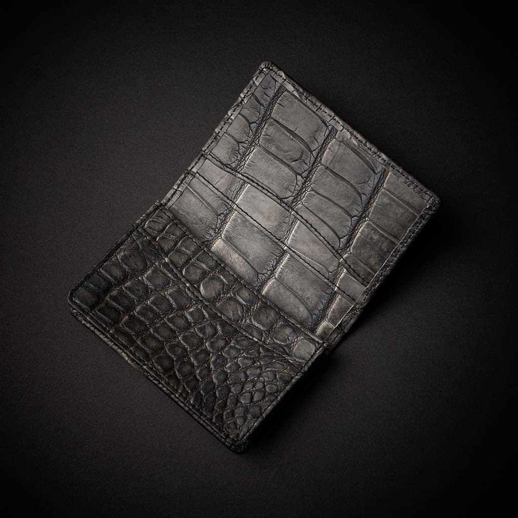PREMIUM CROCO CARD CASE "EPIGRAPHIA"　sumikuro