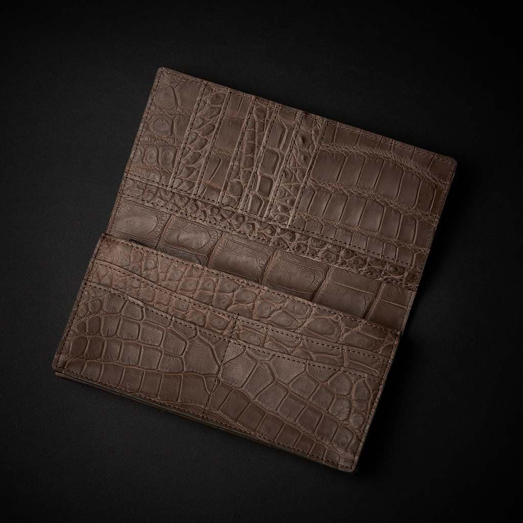 PREMIUM CROCO LONG WALLET "EPIGRAPHIA"　トープ