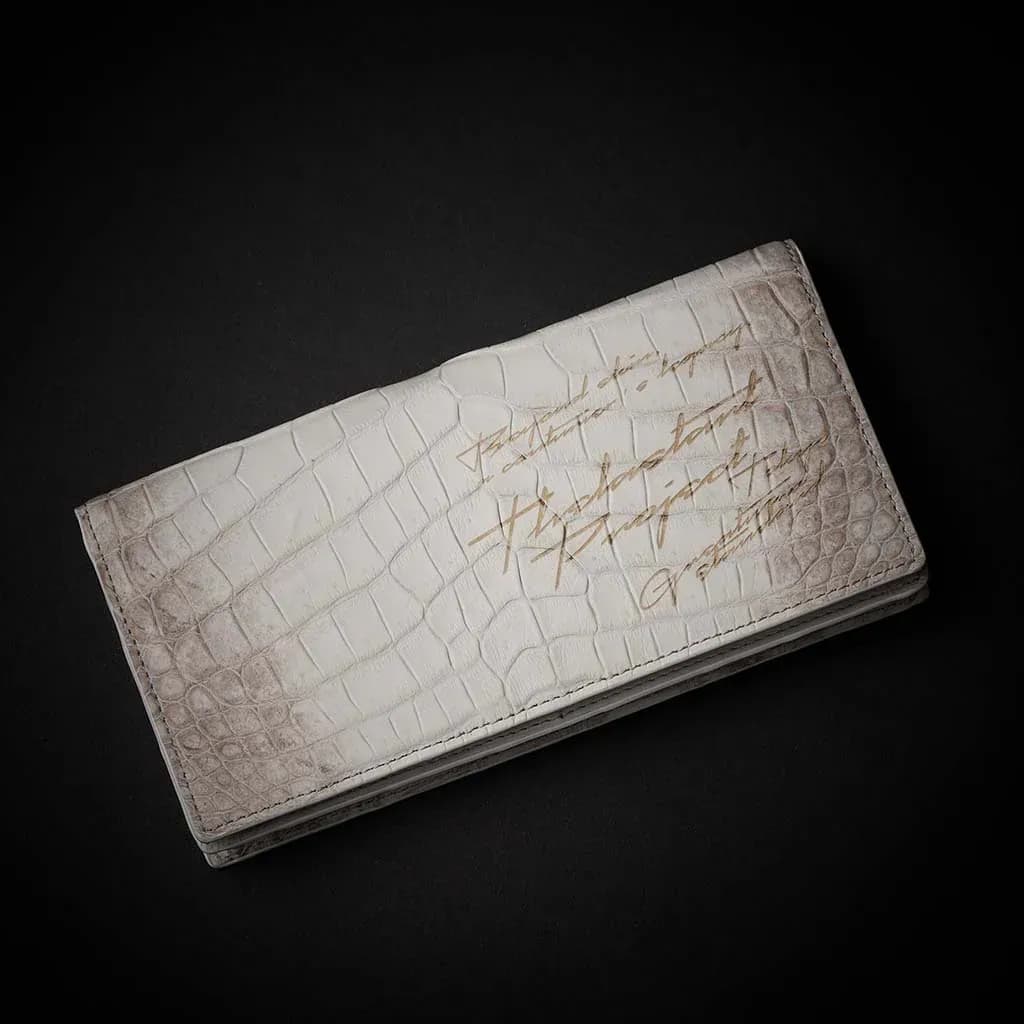 PREMIUM CROCO LONG WALLET "EPIGRAPHIA"　HIMALAYA