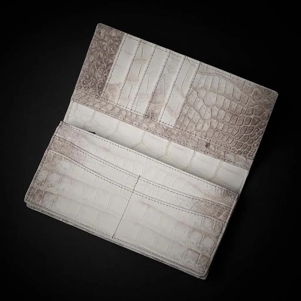 PREMIUM CROCO LONG WALLET "EPIGRAPHIA"　HIMALAYA
