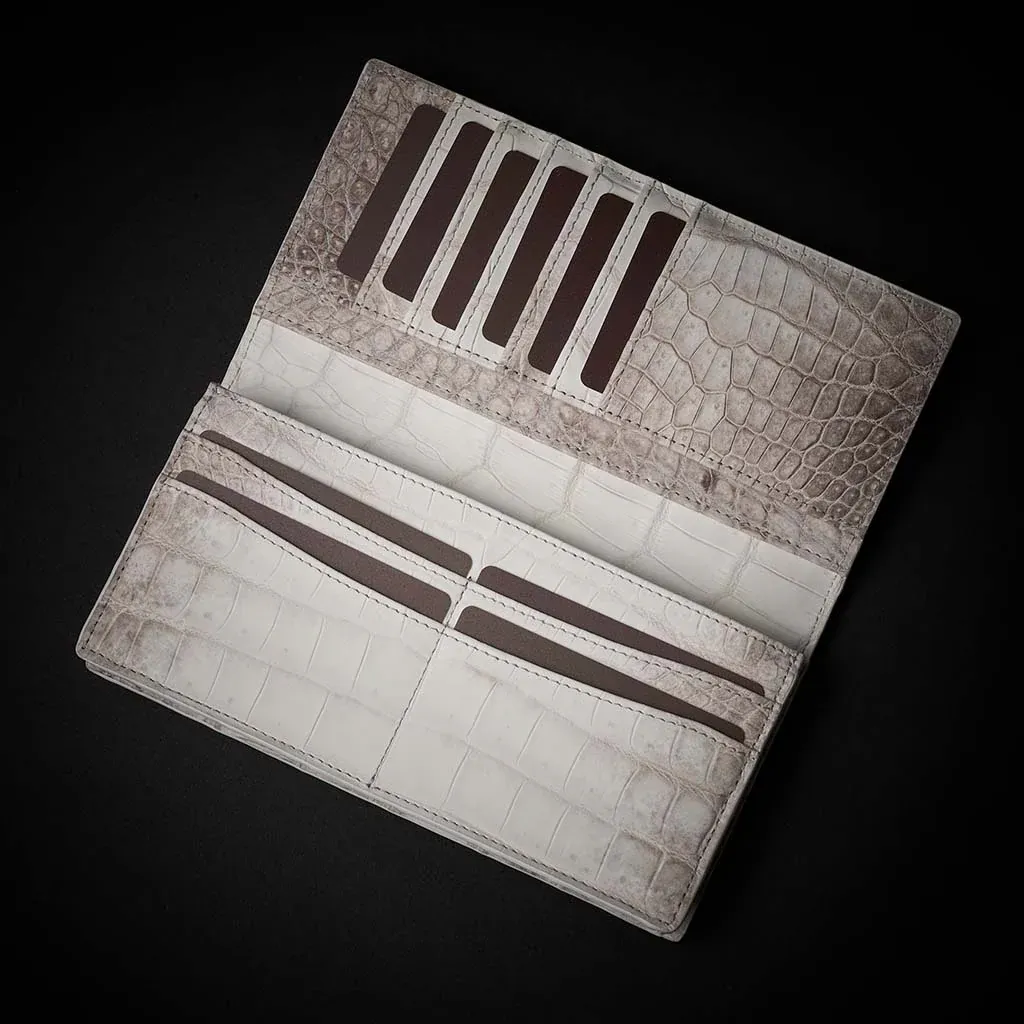 PREMIUM CROCO LONG WALLET "EPIGRAPHIA"　HIMALAYA