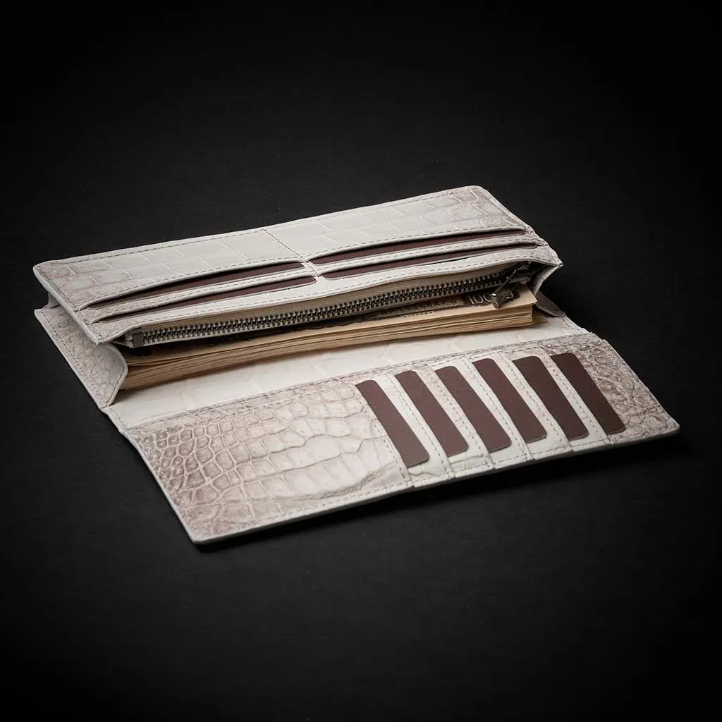 PREMIUM CROCO LONG WALLET "EPIGRAPHIA"　HIMALAYA