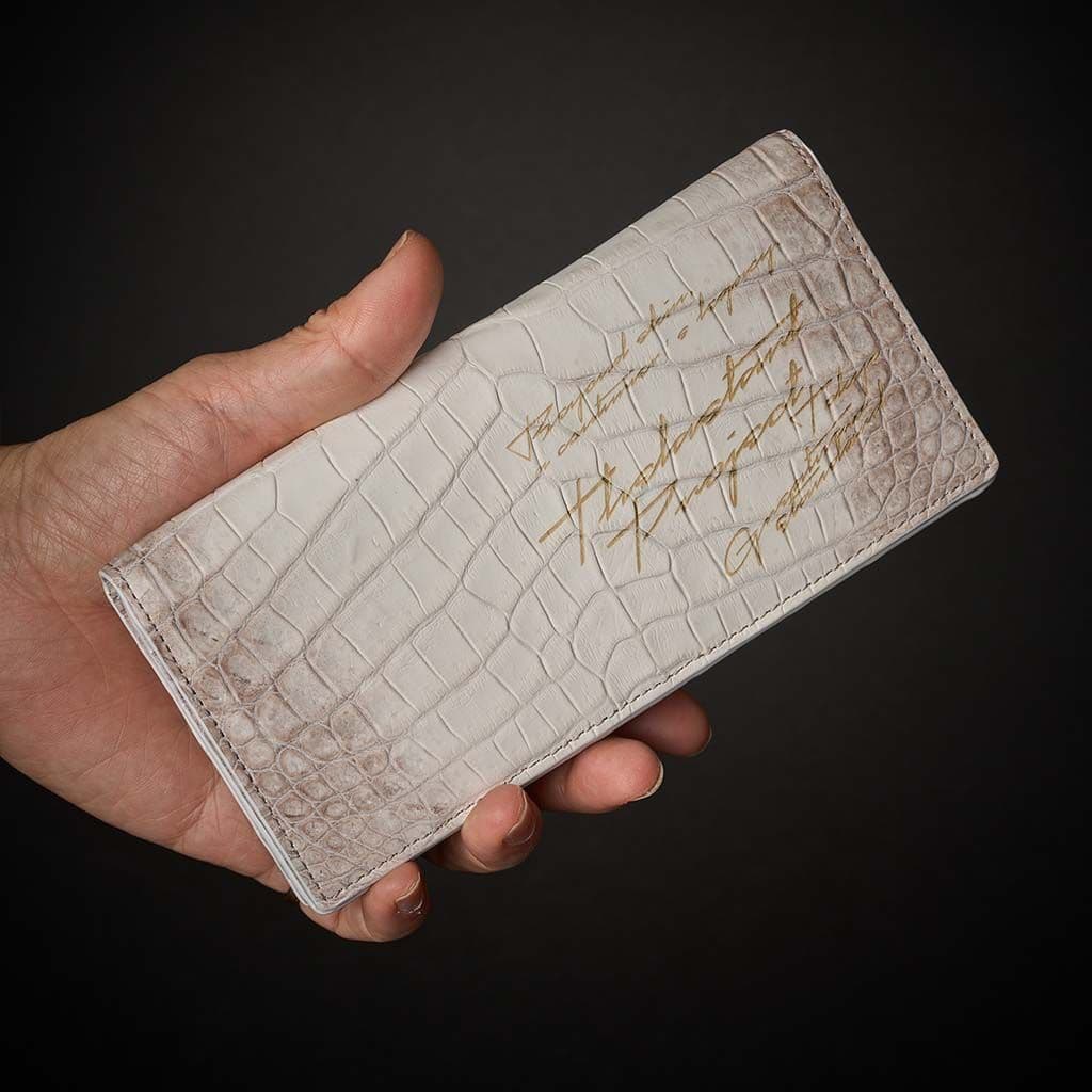 PREMIUM CROCO LONG WALLET "EPIGRAPHIA"　HIMALAYA