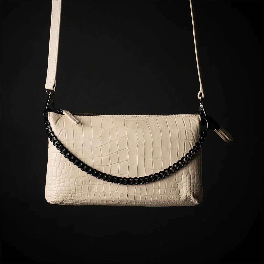 CROCO SHOULDER 「LIBERO」　クリーム