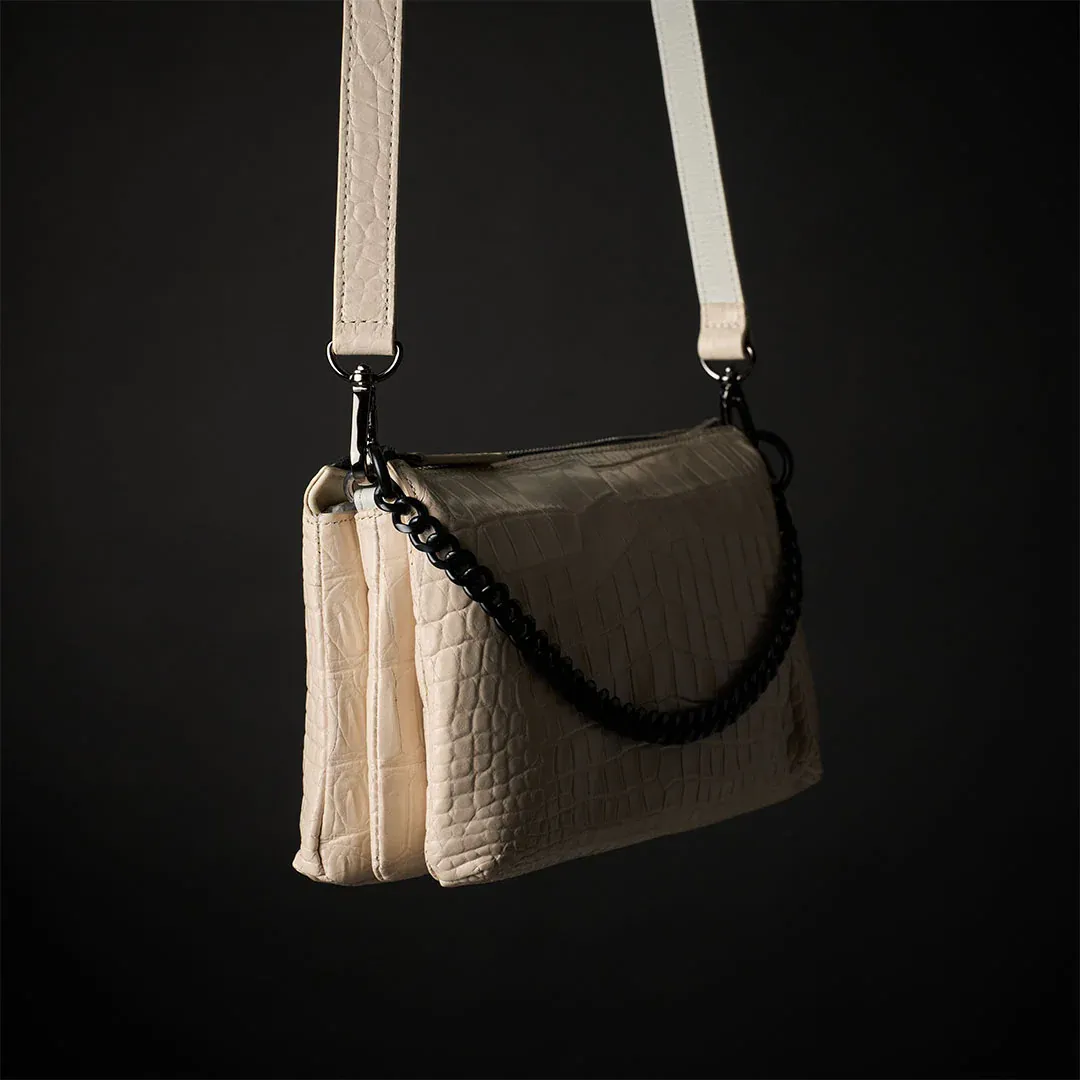 CROCO SHOULDER 「LIBERO」　クリーム