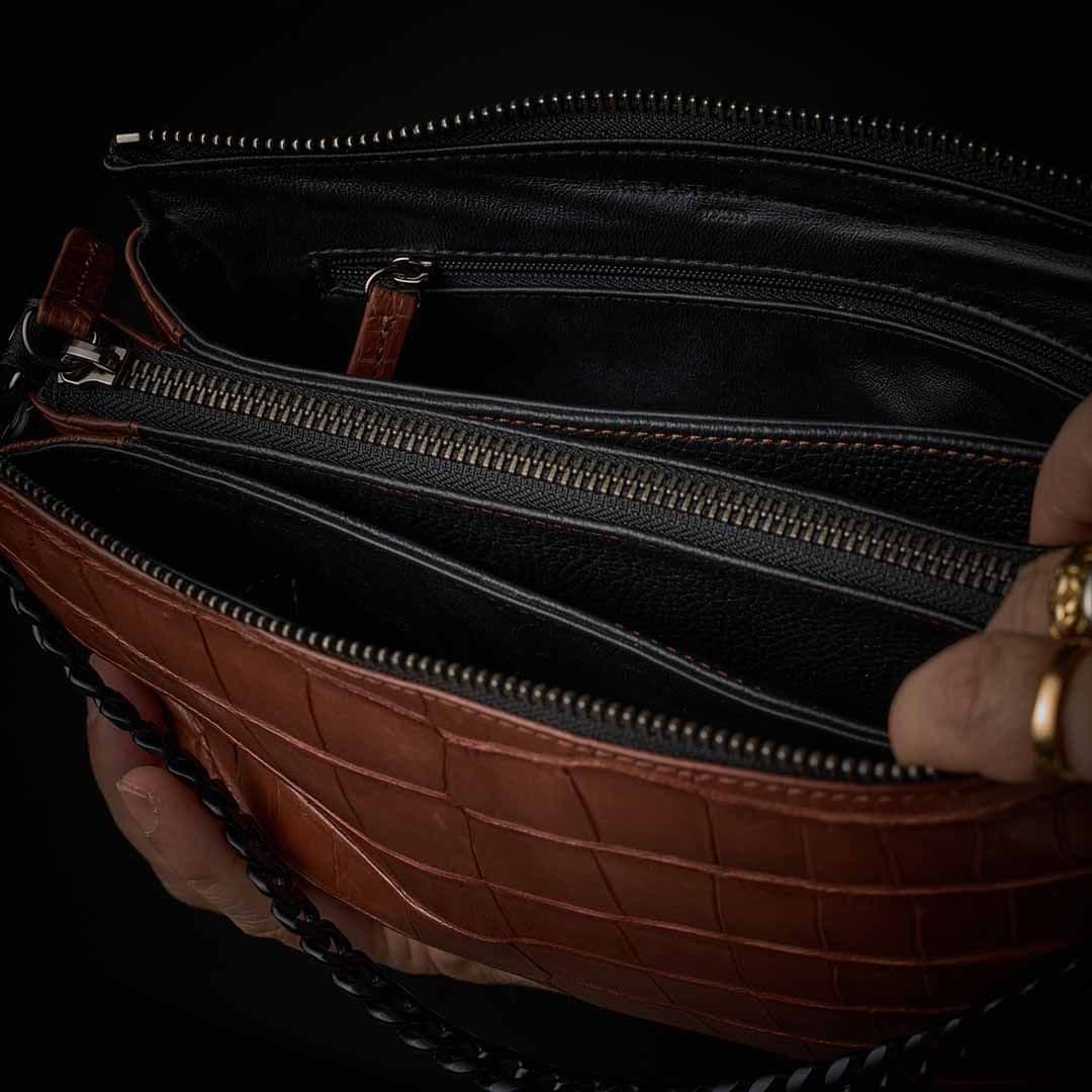 CROCO SHOULDER 「LIBERO」　クリーム