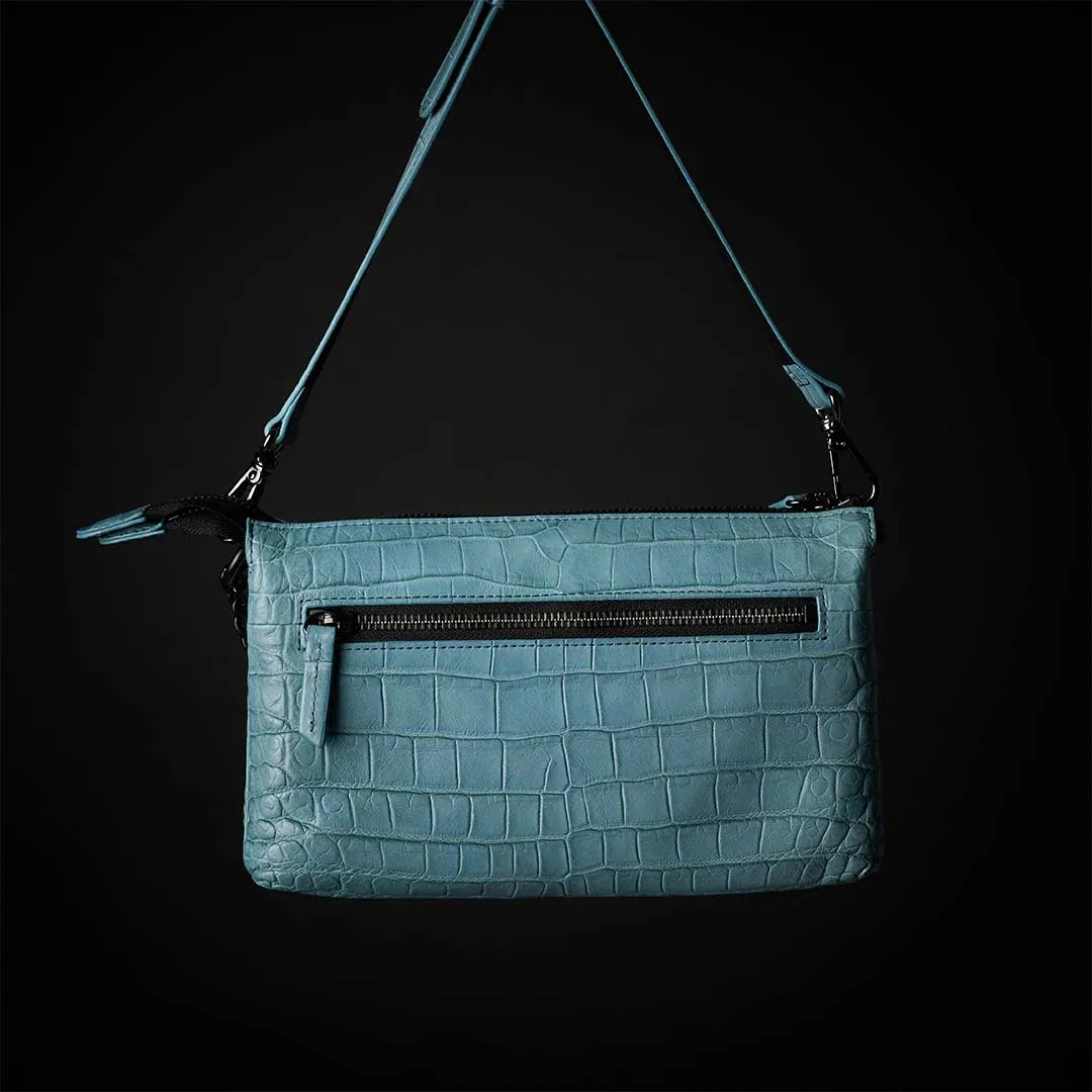 CROCO SHOULDER 「LIBERO」ターコイズ