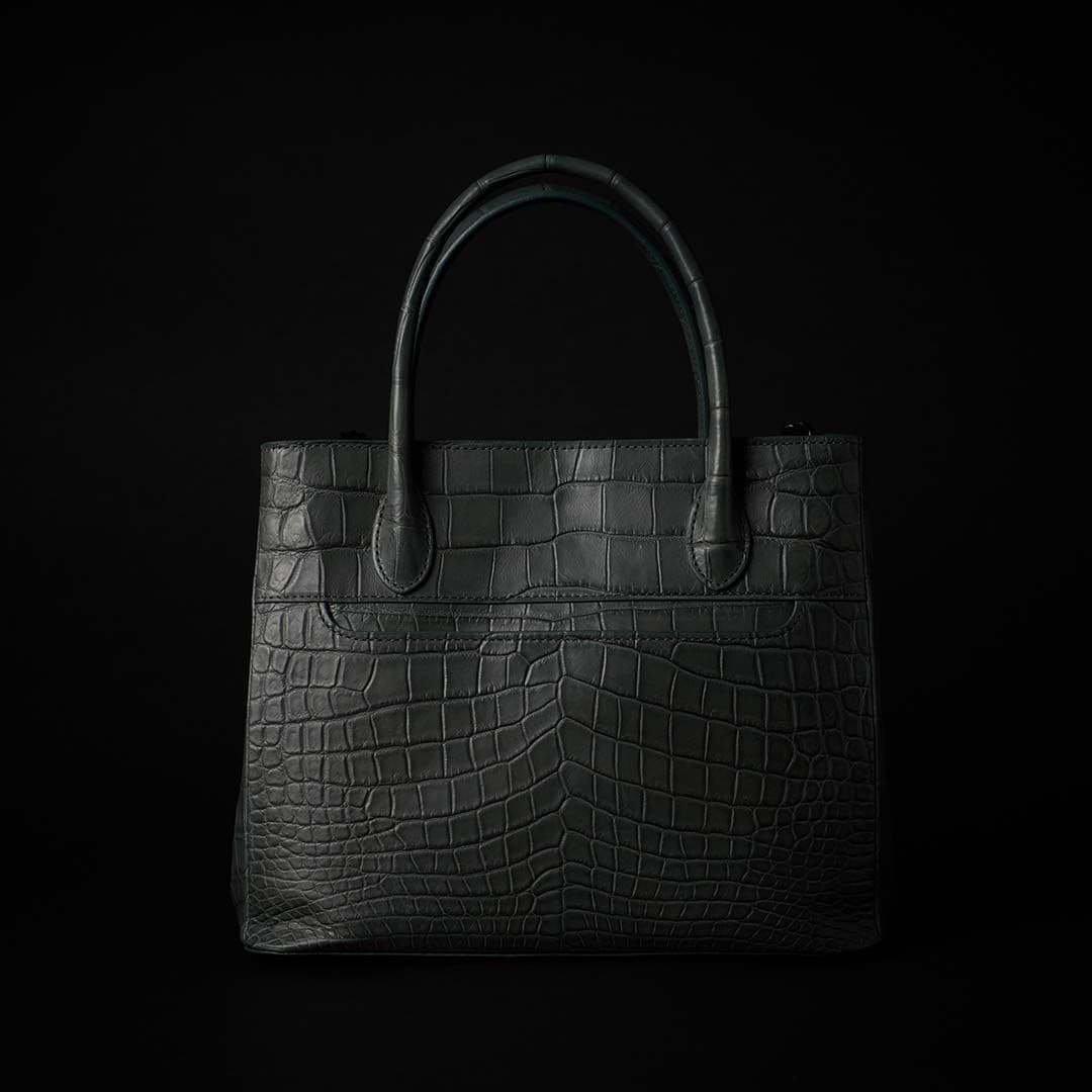 PREMIUM CROCO LOUNGE TOTE 極上クロコダイル トートバッグ_ SAGE
