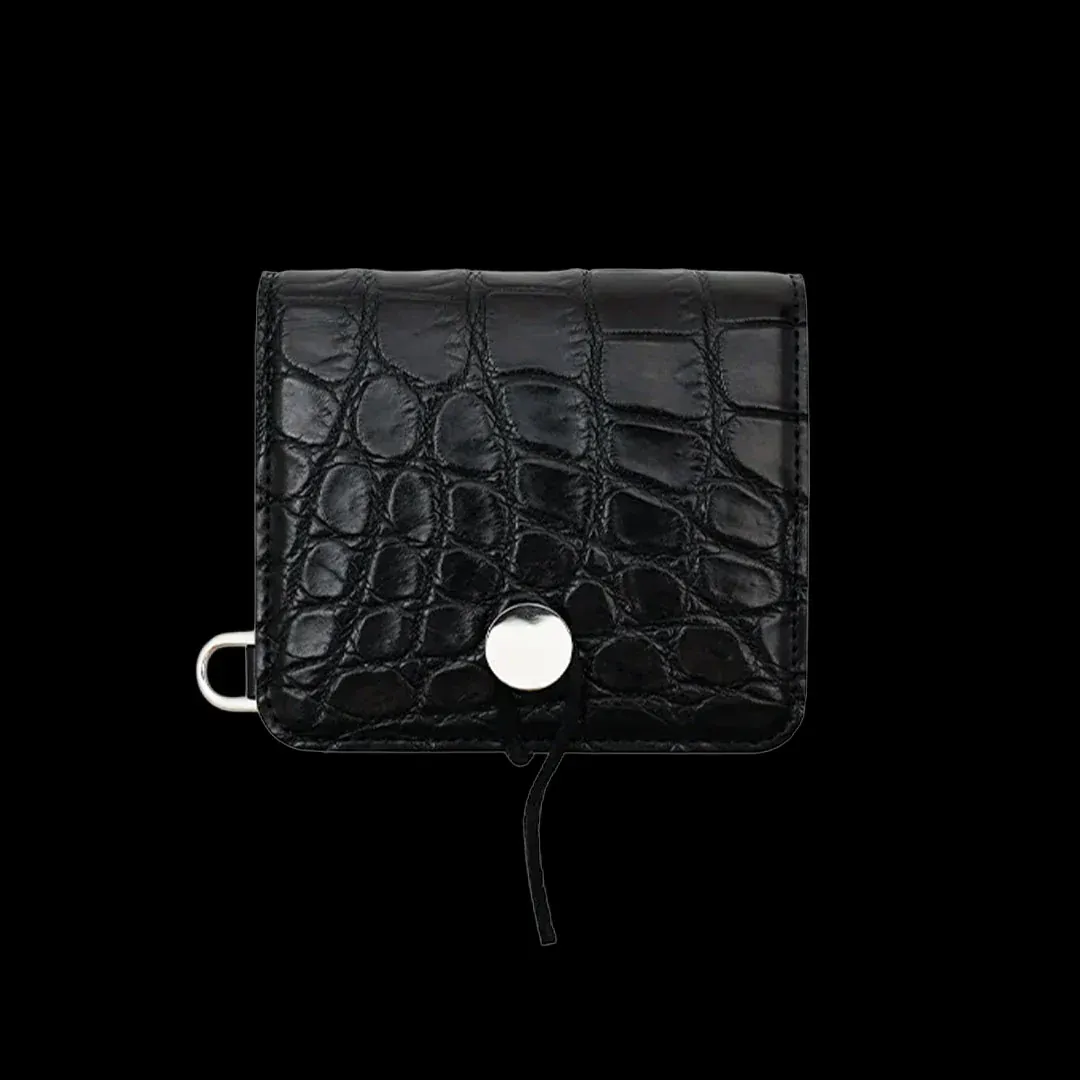 CRISTY WIND COMPACT WLT / CROCO ブラック