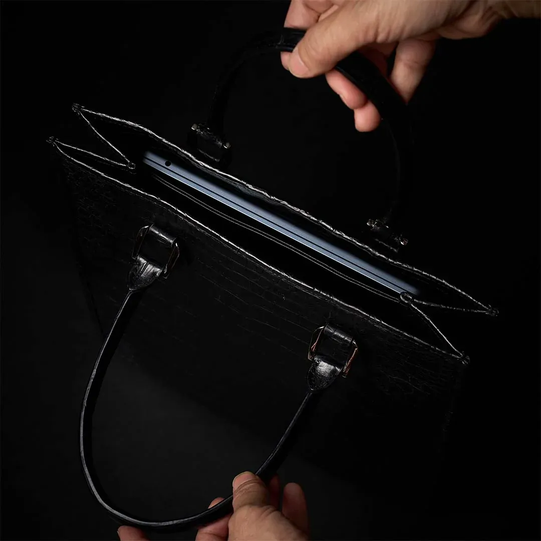 CROCO TOTE 「SOVRANO」クロコトート